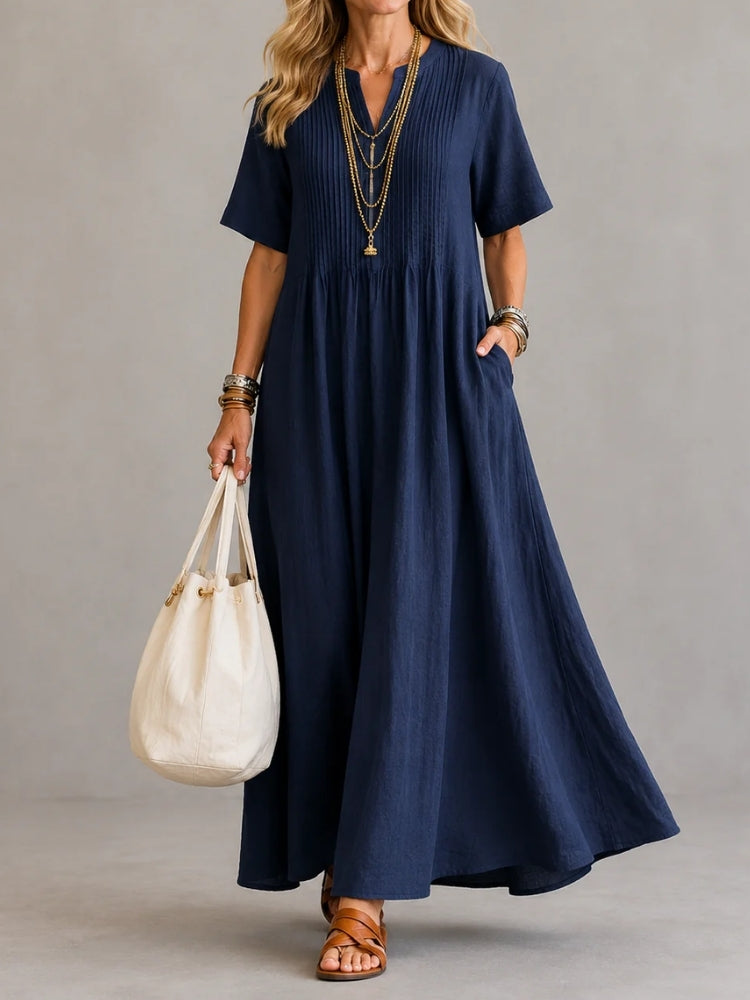 Flavia | Abito Plissettato Elegante