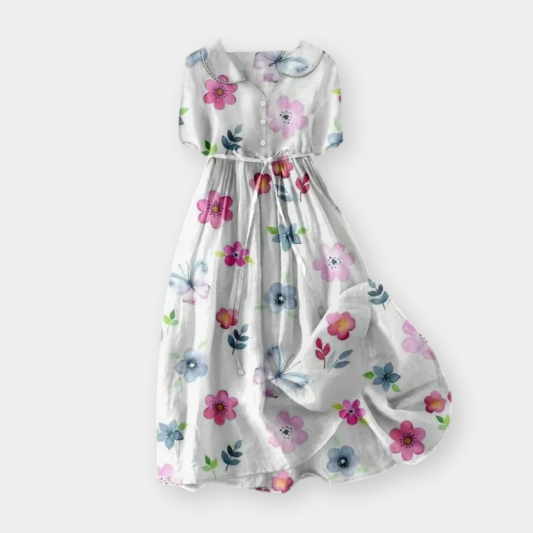 Rosalba | Abito Midi Floreale Elegante