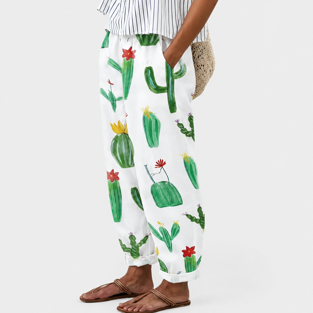 Debora | Pantaloni Comfort Fioritura del Deserto