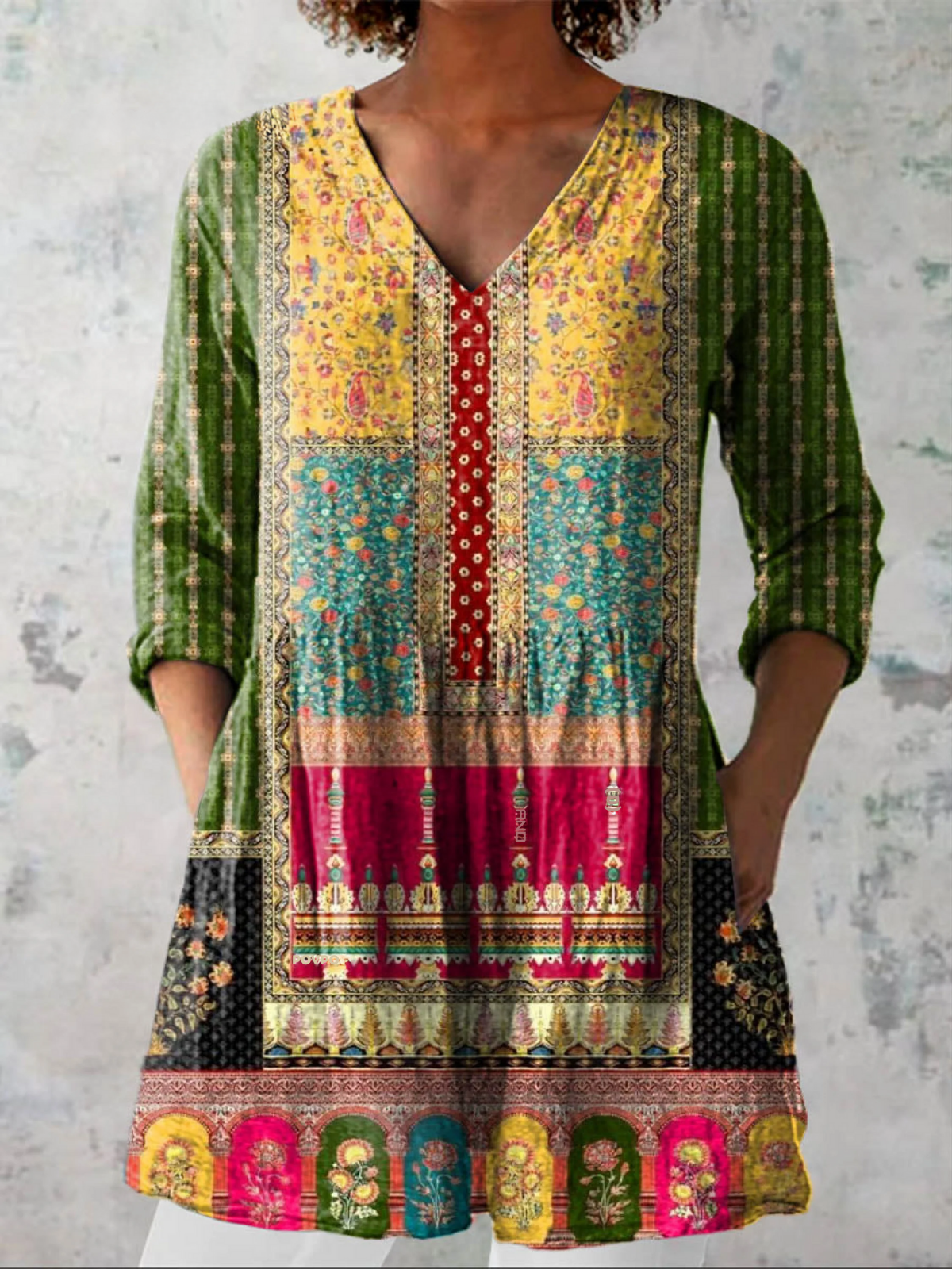 Tatiana | Blusa Lunga con Scollo a V