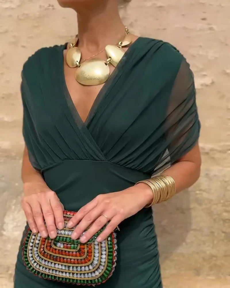 Beatrice | Abito da Sera Lungo con Scollo a V