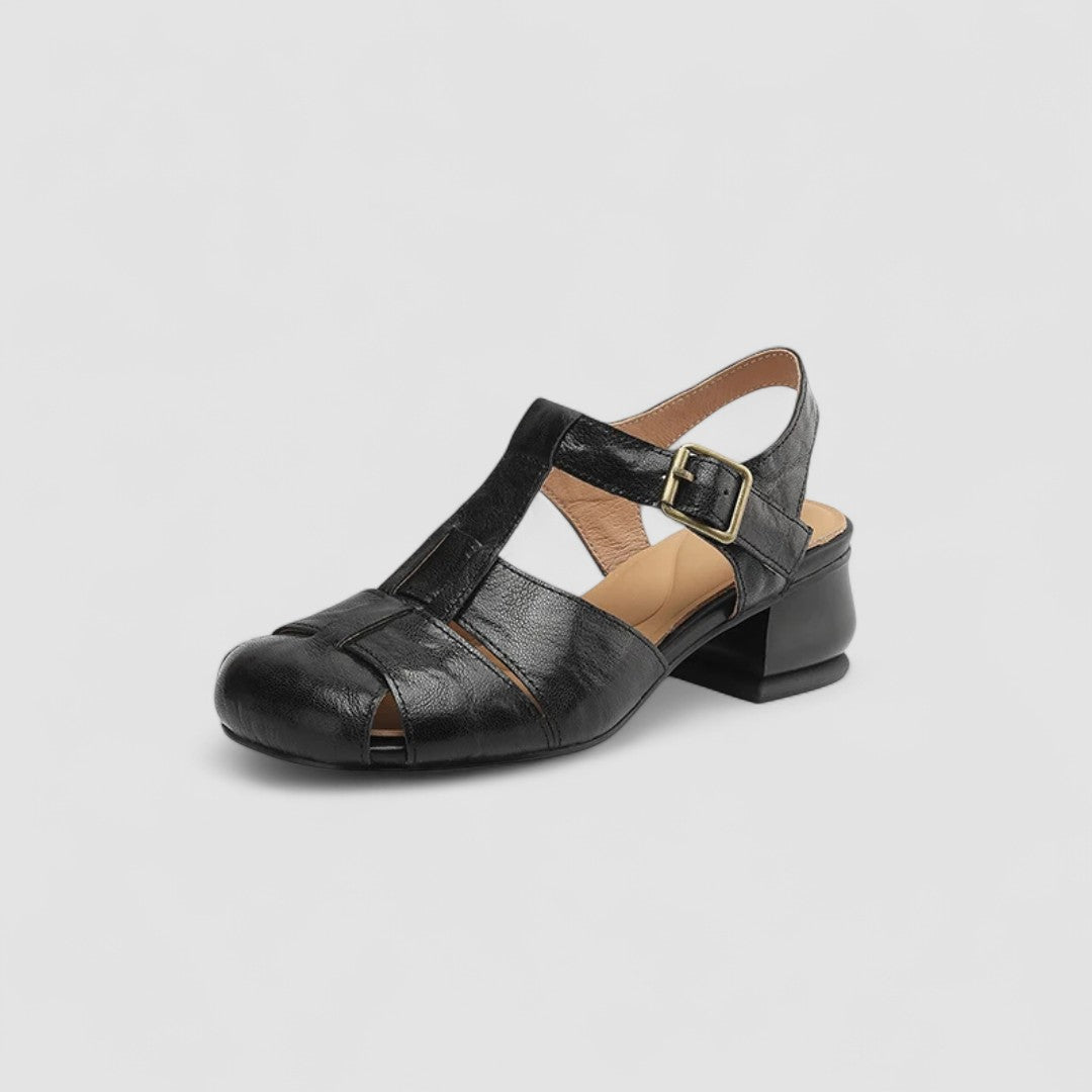 Silvia | Scarpe Mary Jane Retrò con Intagli