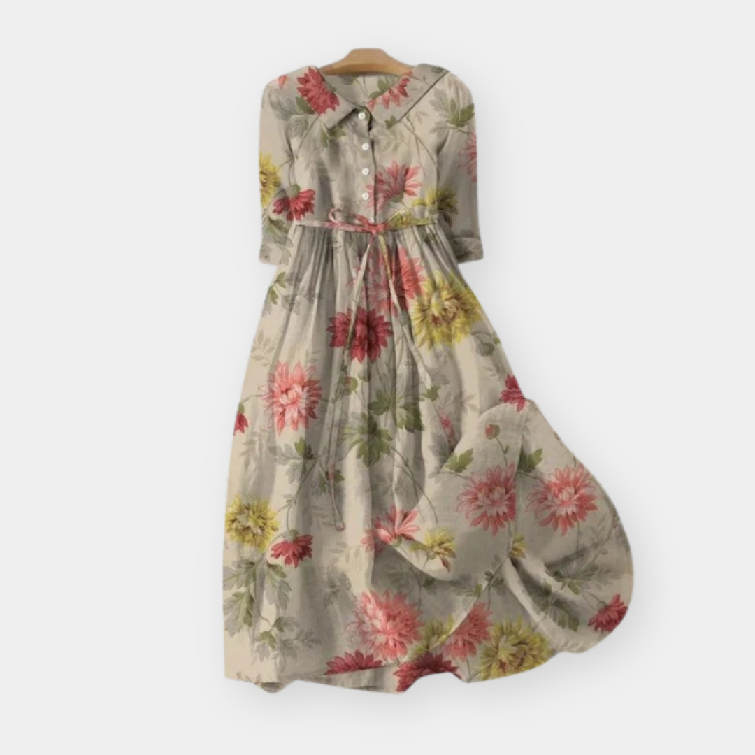 Rosalinda | Abito Midi Floreale Elegante