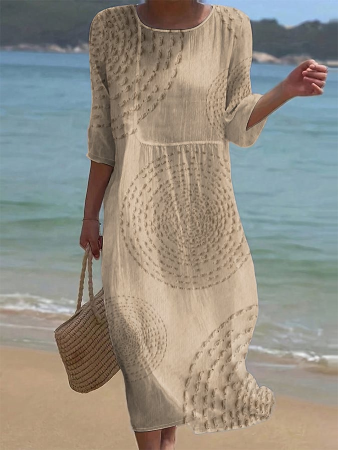 Debora | Abito Casual Moderno con Ricami
