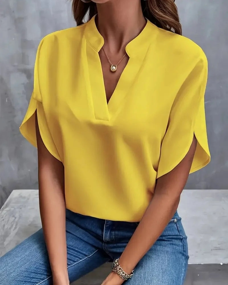 Daniela | Blusa Elegante Fluida con Scollo a V