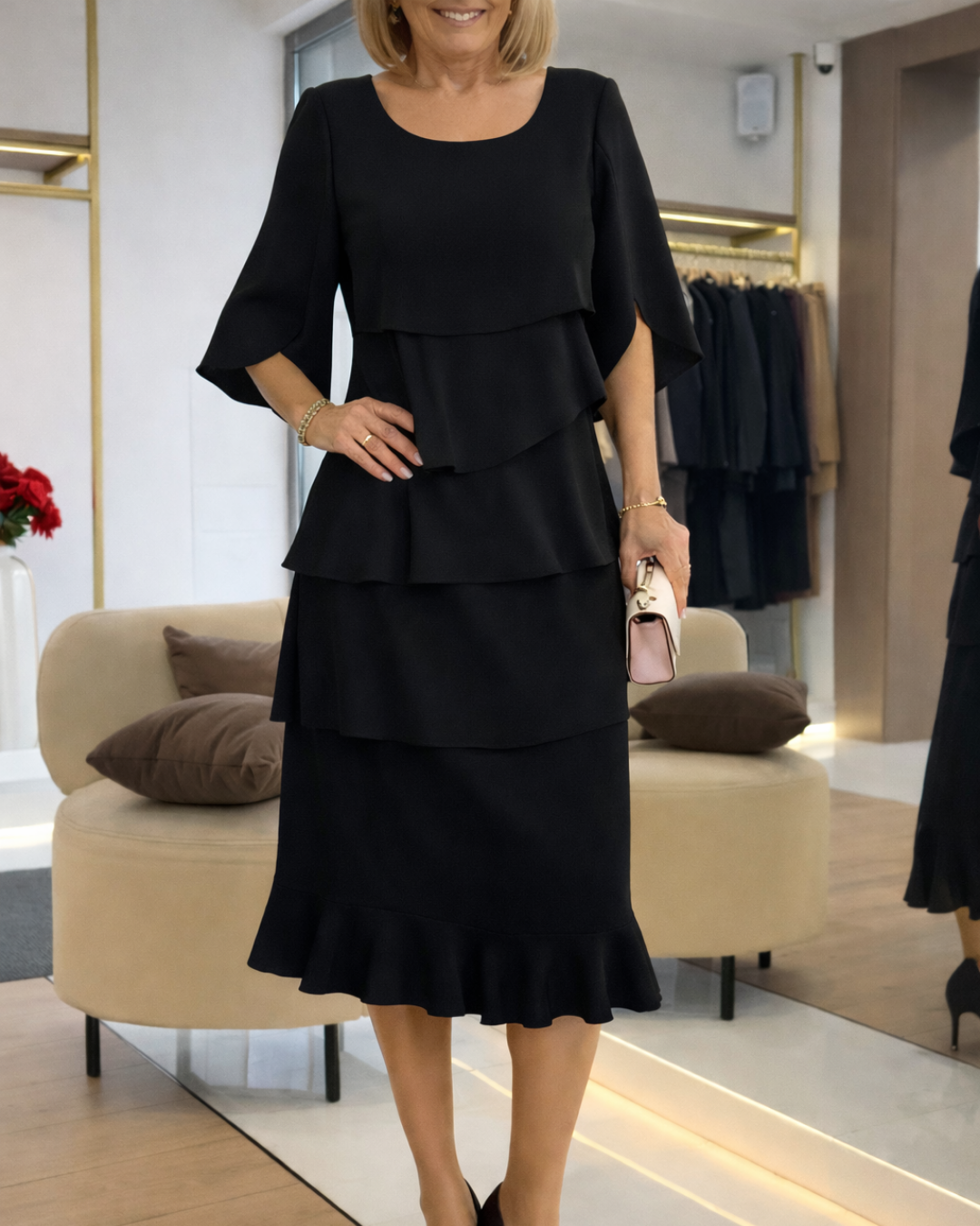 Alessia | Abito Elegante con Volant