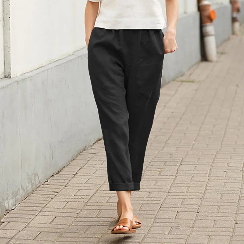 Isadora | Pantaloni Ampi con Tasche