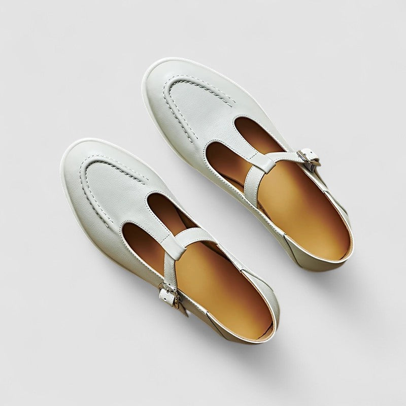 Ilaria | Scarpe Mary Jane con Punta Arrotondata