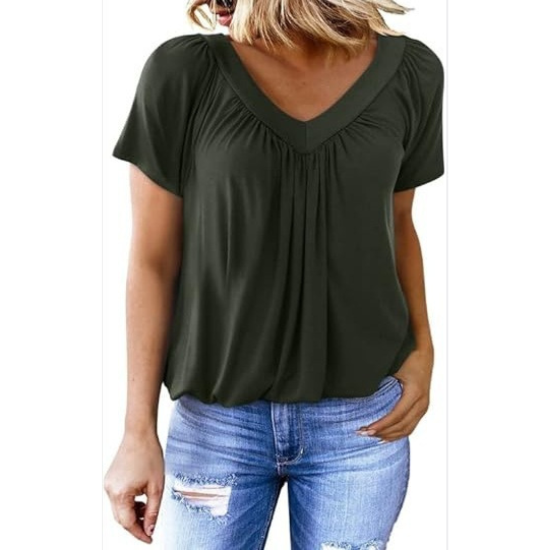 Patrizia | Top Casual con Scollo a V