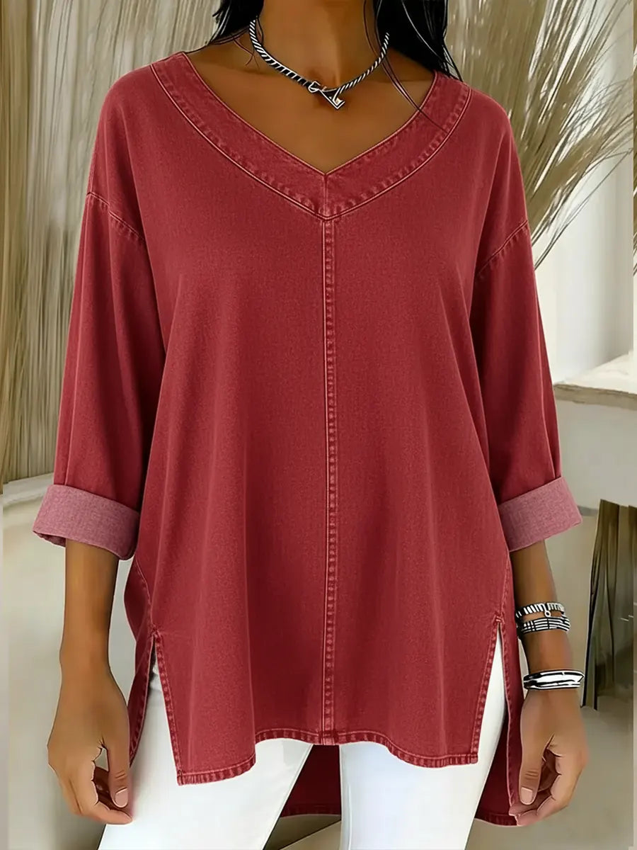 Loretta | Top in Denim alla Moda