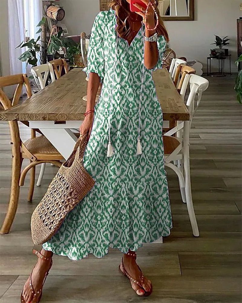 Eleonora | Abito Midi Boho dallo Stile Casual