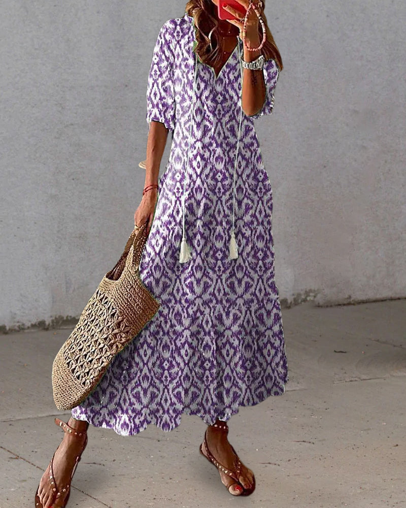 Carolina | Abito Boho dalla Linea Morbida