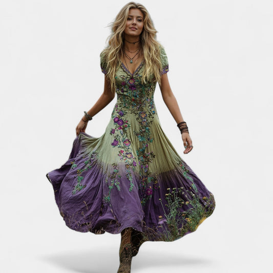 Teresa | Abito Midi Floreale
