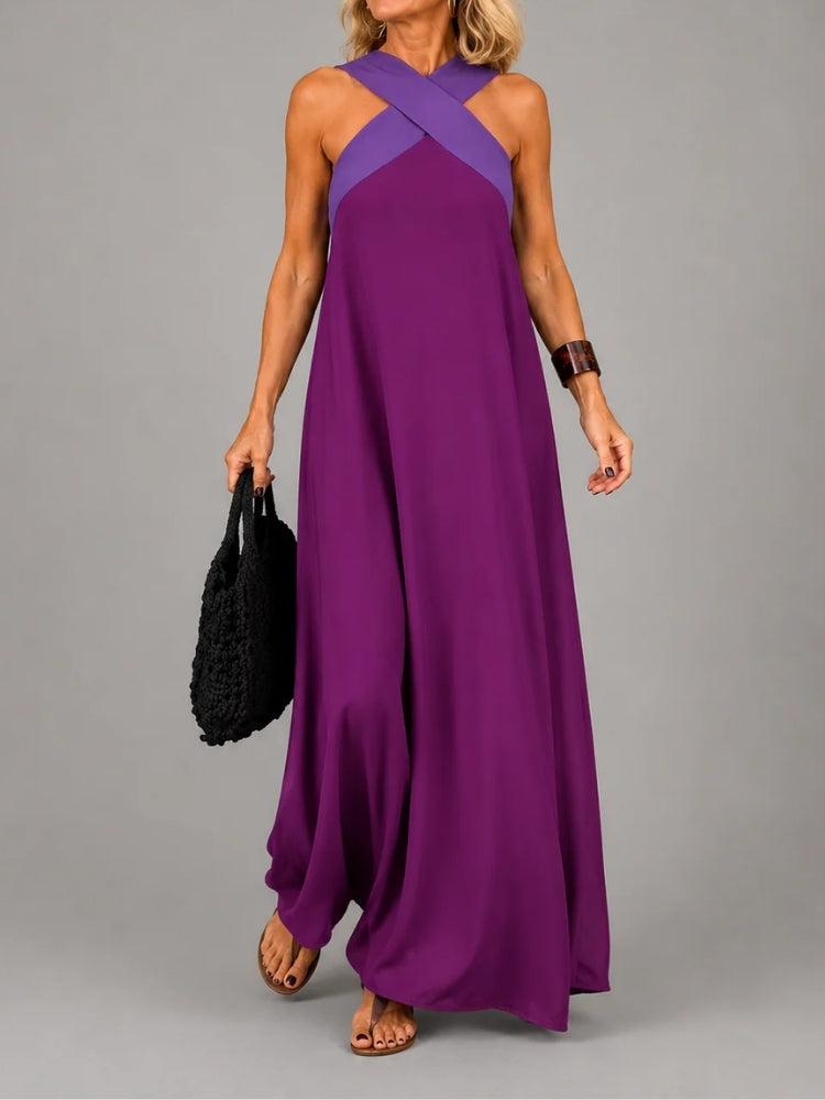 Rosalia | Abito Maxi Elegante con Croce