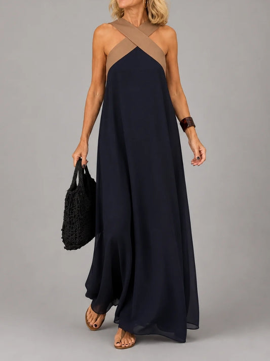 Rosalia | Abito Maxi Elegante con Croce