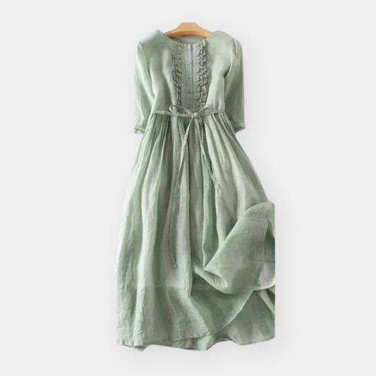 Bruna | Abito Midi Elegante da Sole