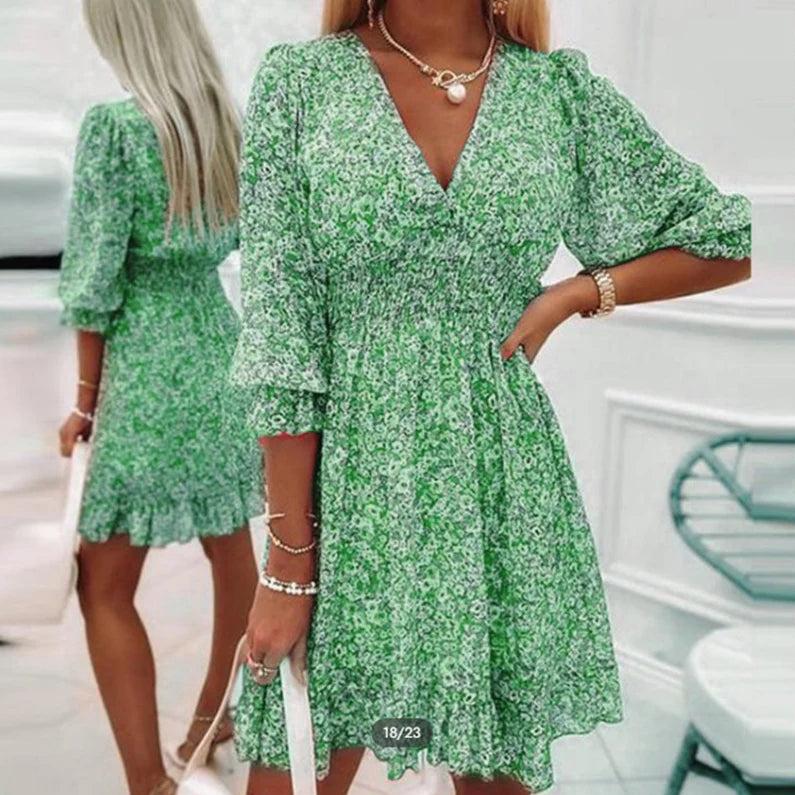 Fiorella | Abito Maxi Floreale Elegante