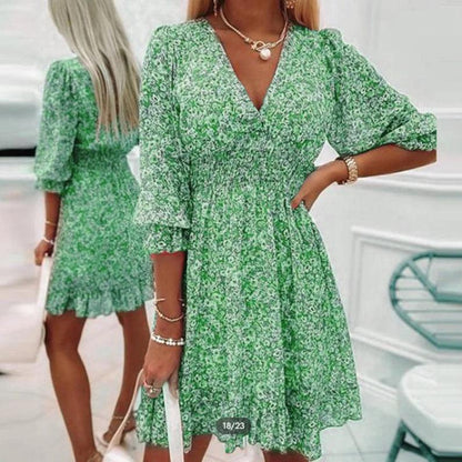 Fiorella | Abito Maxi Floreale Elegante