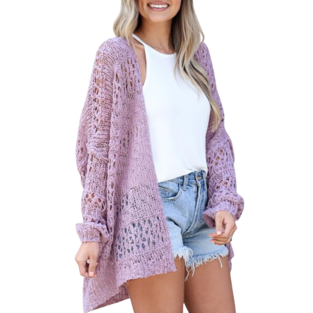 Carla | Cardigan Estivo Boho Leggero e Ampio