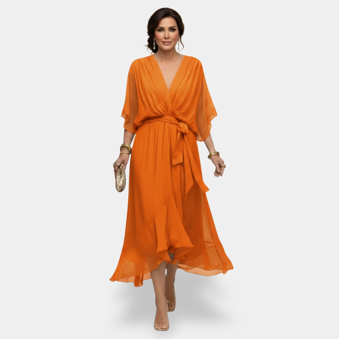 Emanuela | Abito Maxi con Scollo a V
