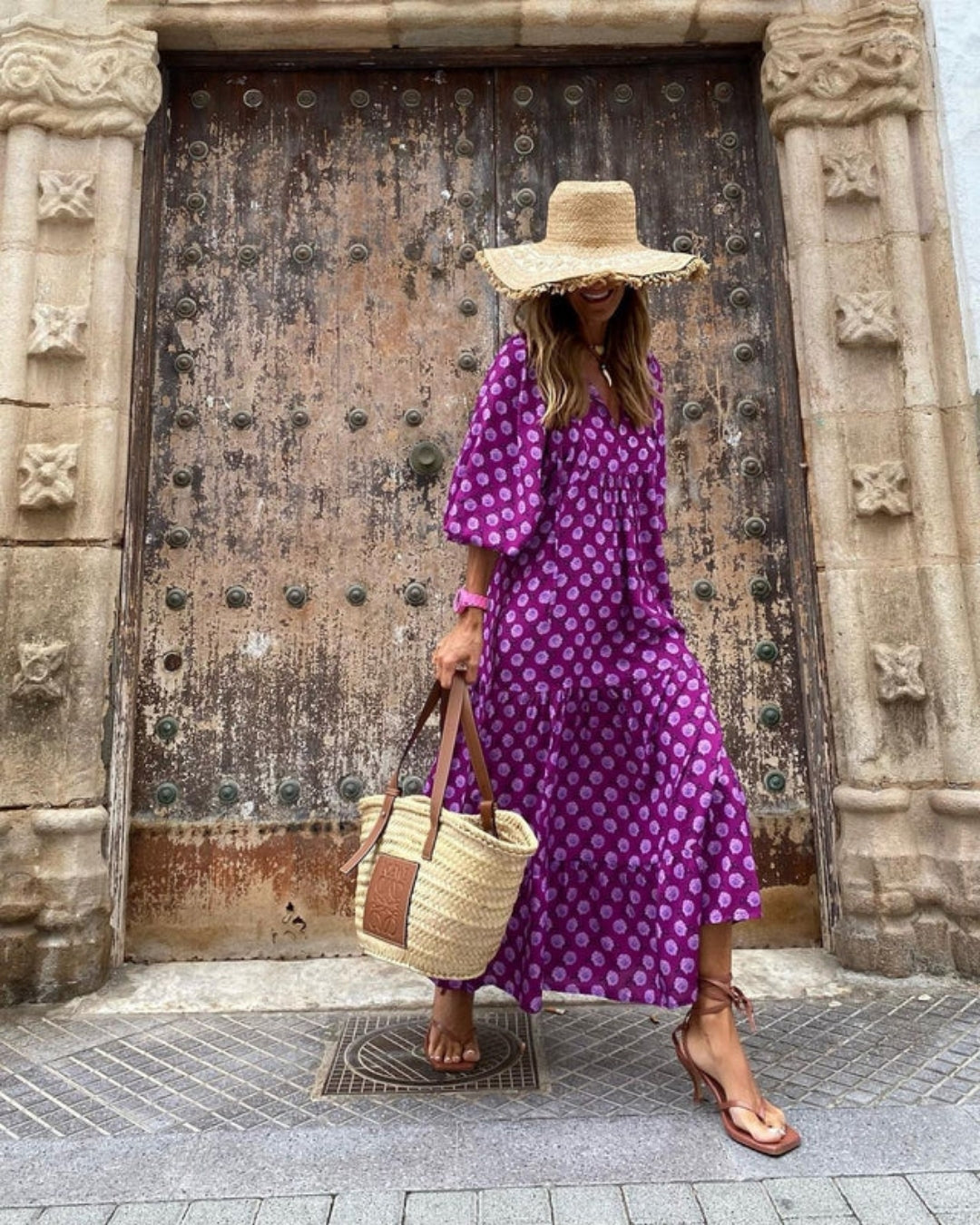 Azzurra | Vestito Lungo Boho