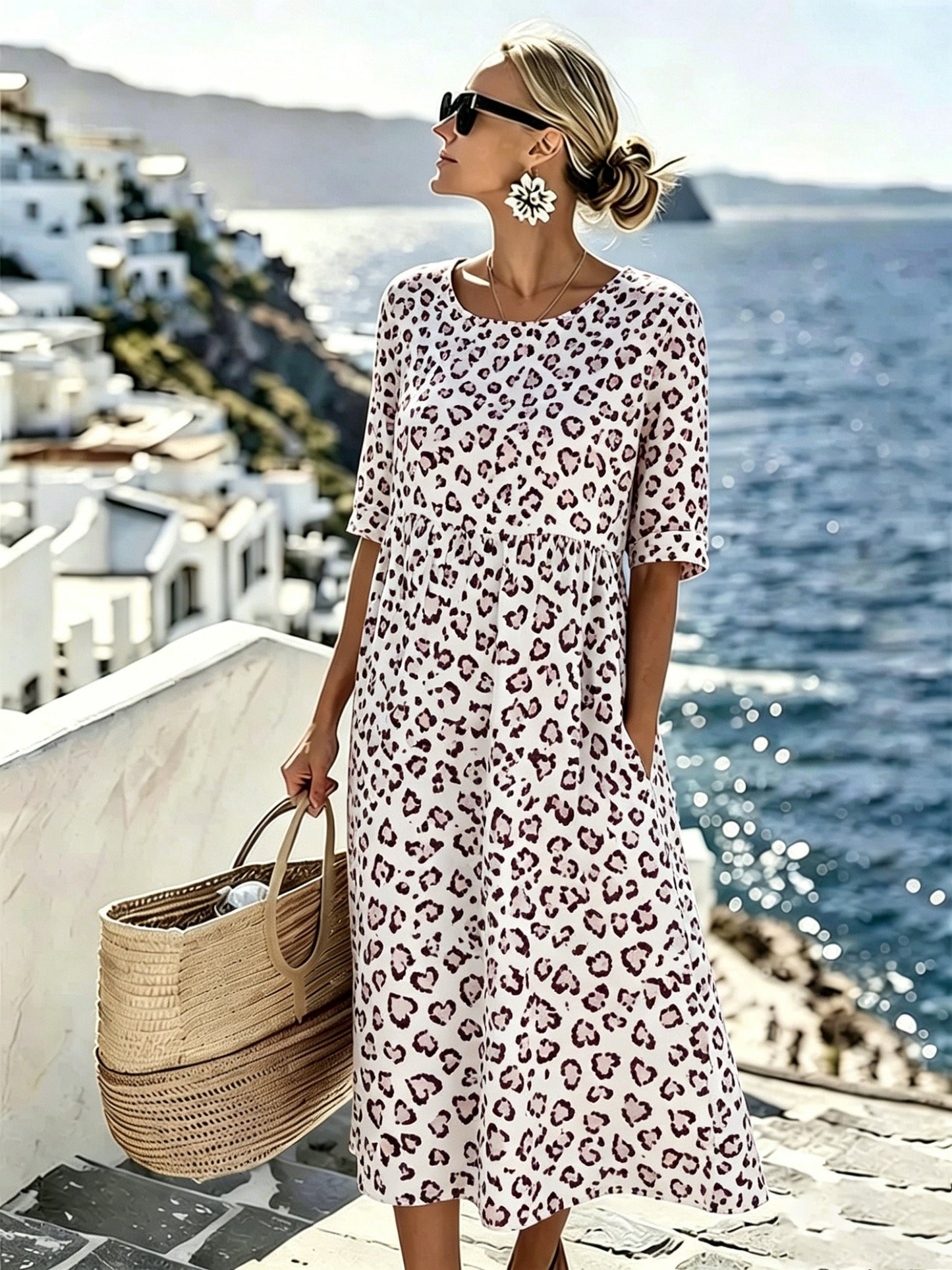 Serafina | Abito Midi Brezza Paisley