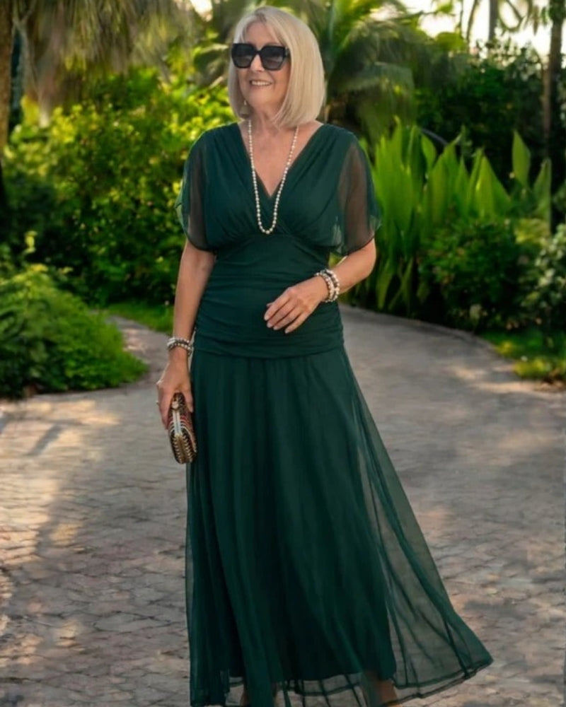 Beatrice | Abito da Sera Lungo con Scollo a V