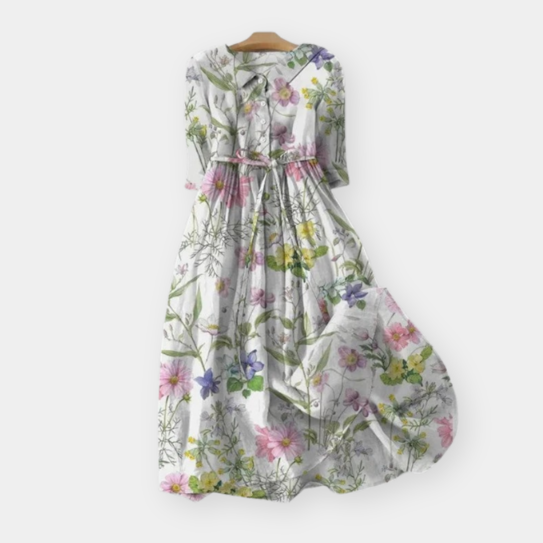 Concettina | Abito Midi Floreale Leggero