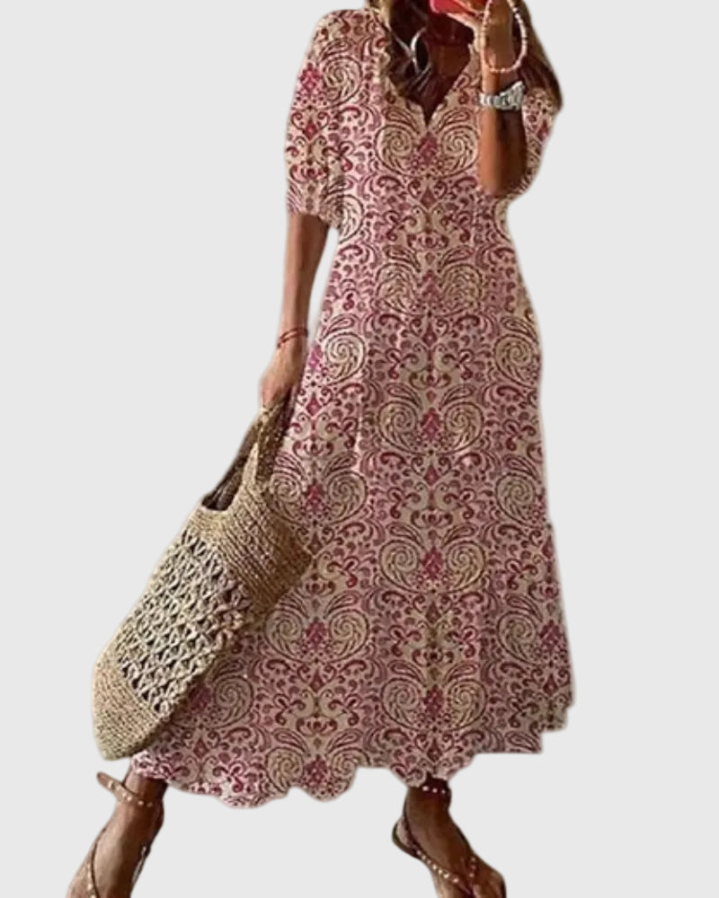 Greta | Abito Maxi Boho Vintage