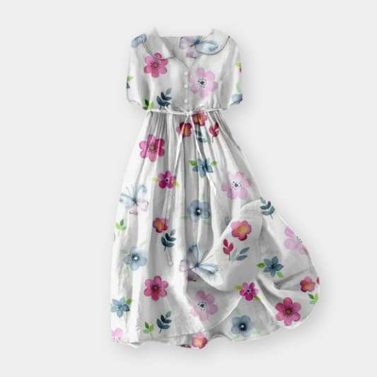 Rosalba | Abito Midi Floreale Elegante