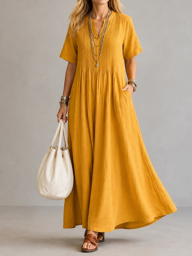 Flavia | Abito Plissettato Elegante