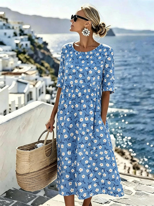 Azzurra | Abito Comodo e Traspirante