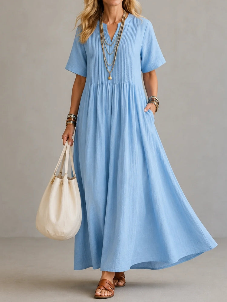 Flavia | Abito Plissettato Elegante
