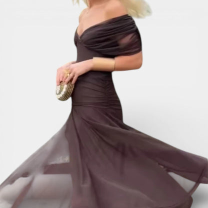 Luciana | Abito Maxi con Scollo a V