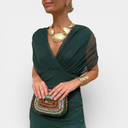 Luciana | Abito Maxi con Scollo a V