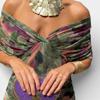 Luciana | Abito Maxi con Scollo a V