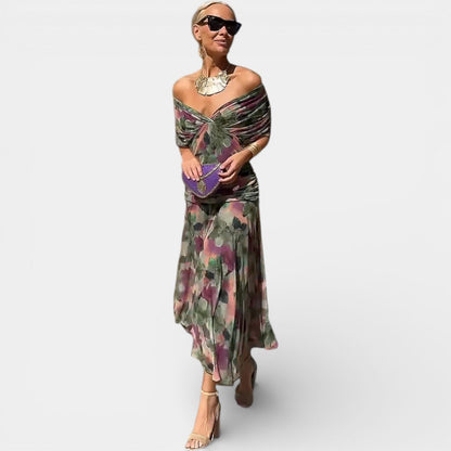Luciana | Abito Maxi con Scollo a V