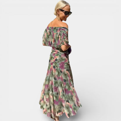 Luciana | Abito Maxi con Scollo a V