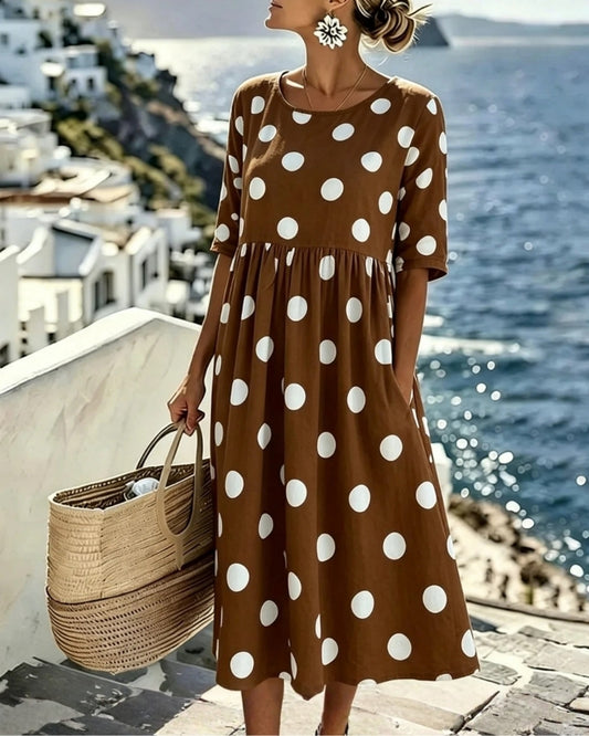 Rosanna | Abito Midi Picnic dai Toni Pastello