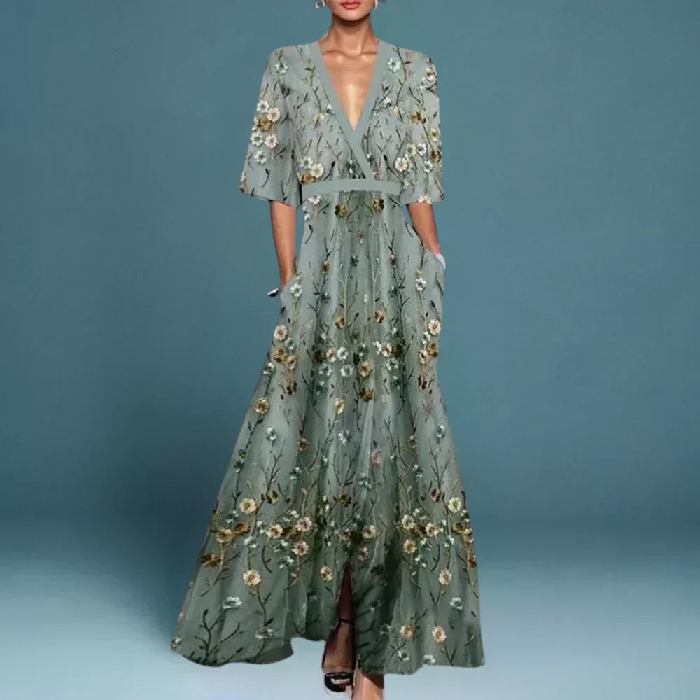 Gaia | Abito Estivo Chic con Scollo a V