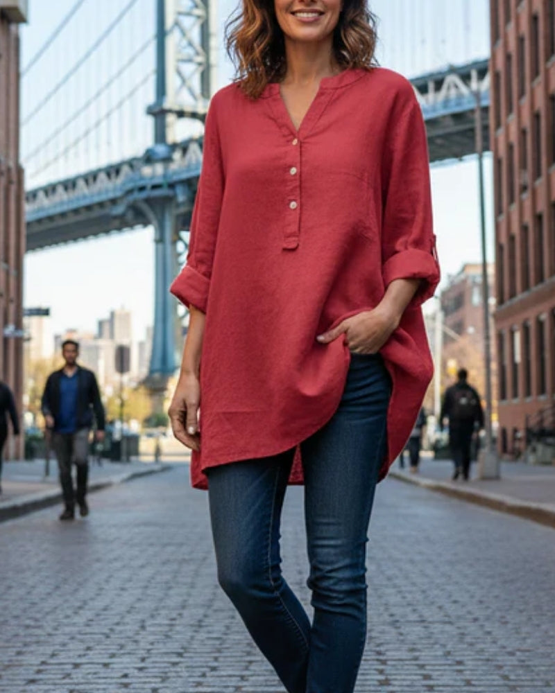 Tatiana | Blusa Elegante con Scollo a V