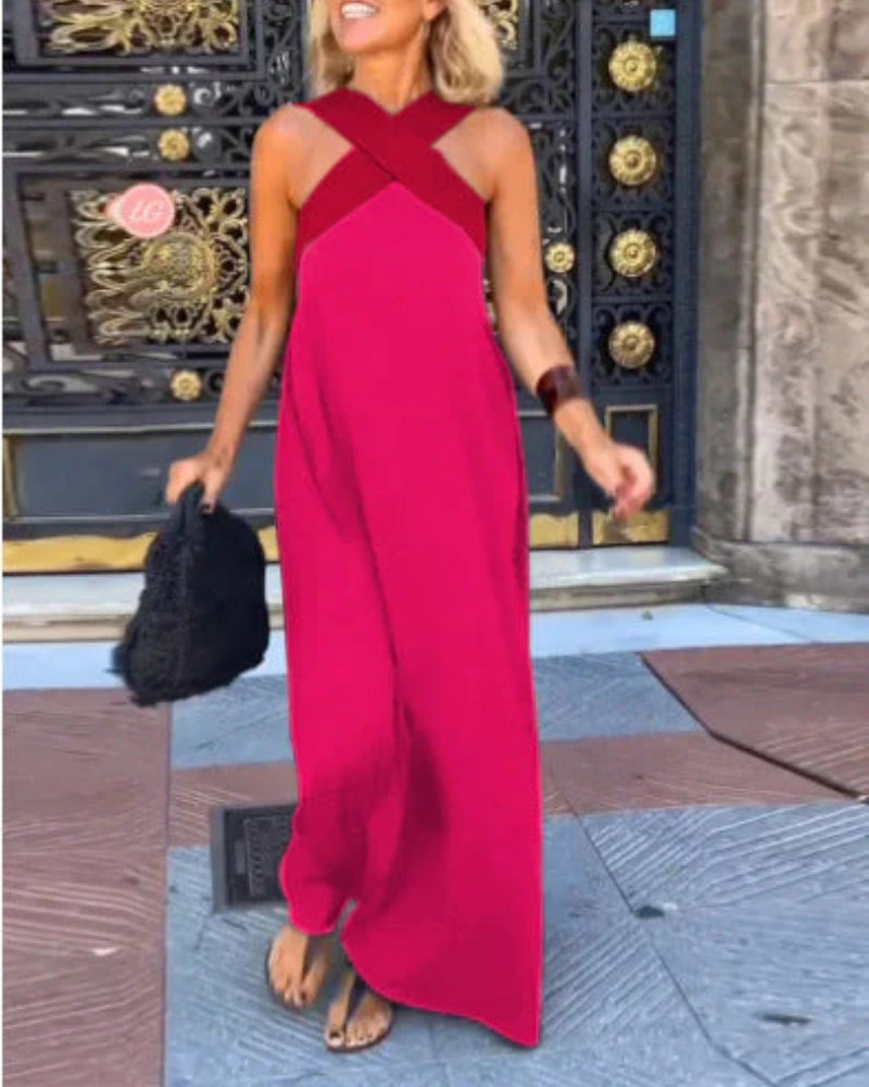 Valentina | Abito Elegante con Taglio Incrociato