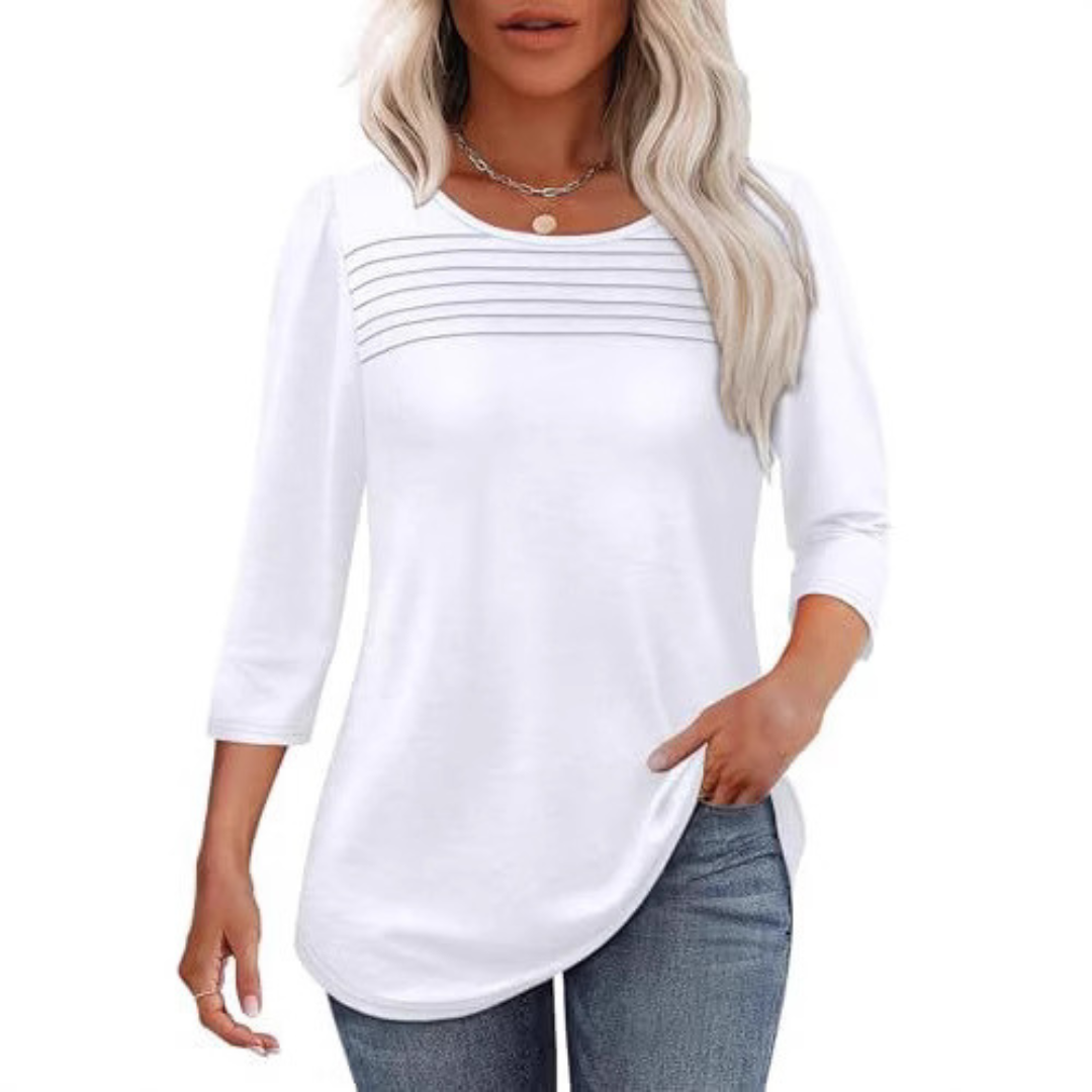 Simonetta | Top Casual con Piega Frontale
