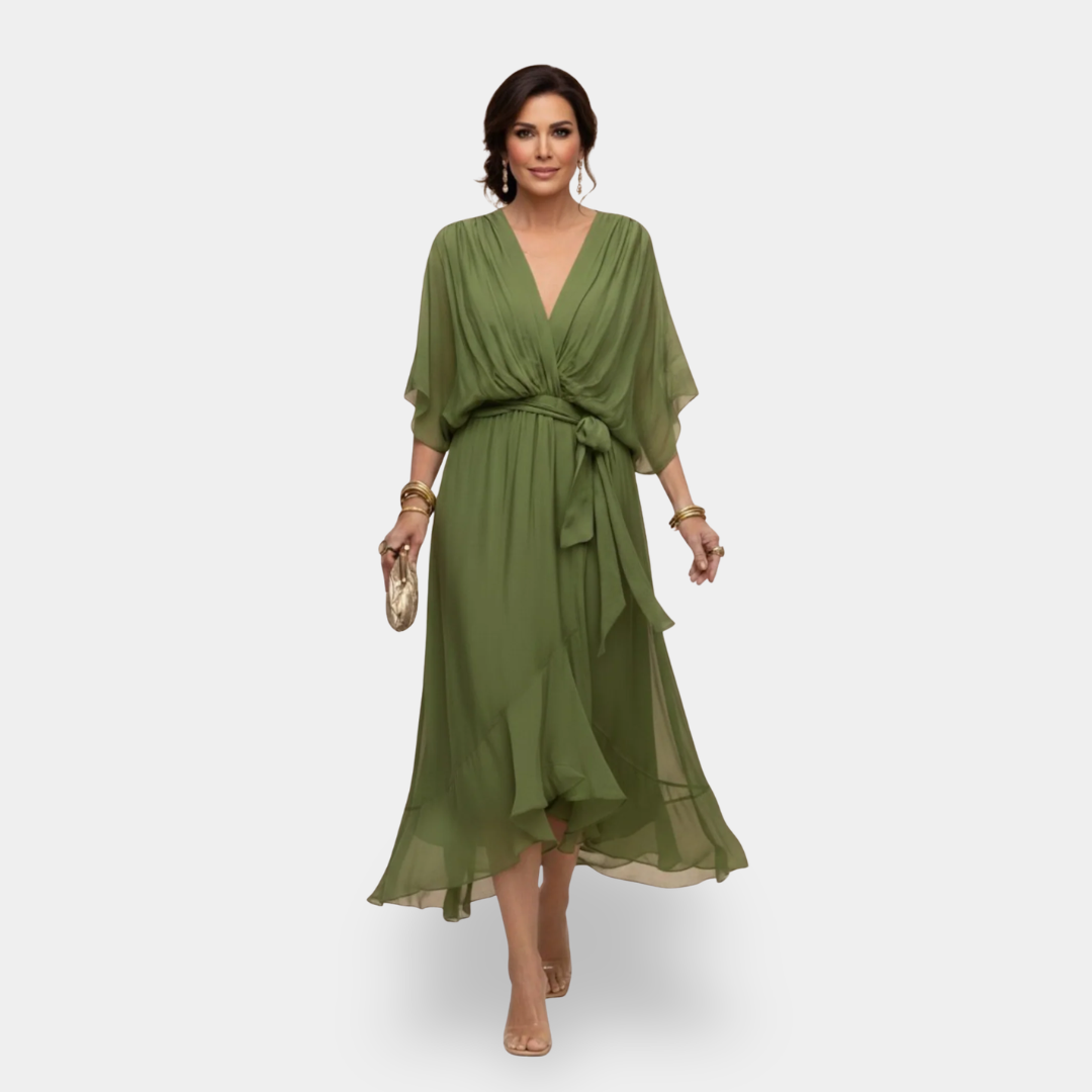 Emanuela | Abito Maxi con Scollo a V
