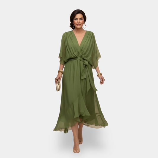 Emanuela | Abito Maxi con Scollo a V