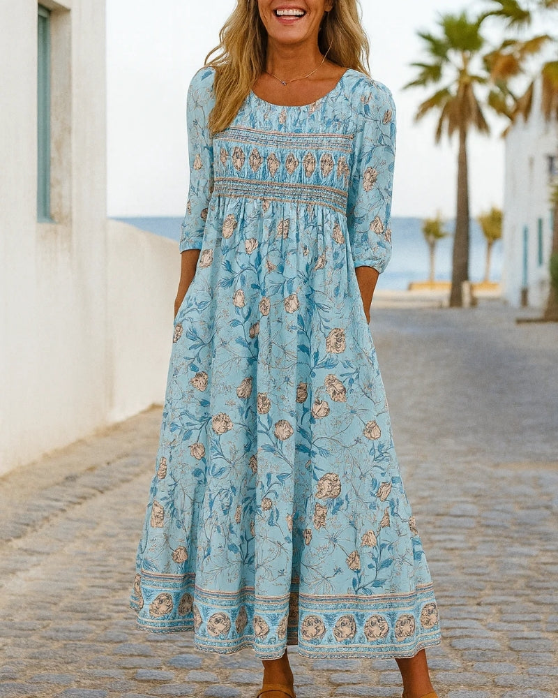 Gabriella | Abito Midi Elegante e Comodo