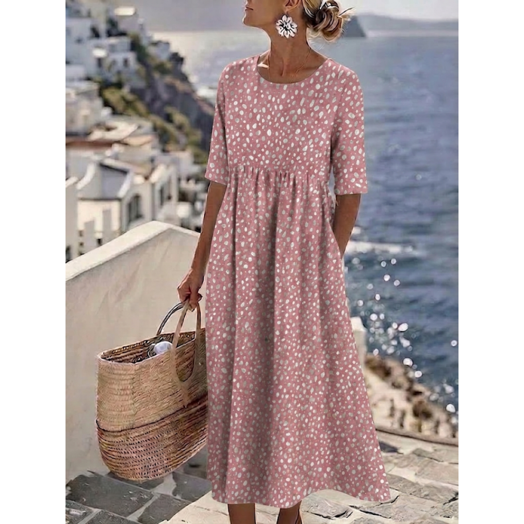 Miranda | Elegante Abito Midi dalla Linea Armoniosa