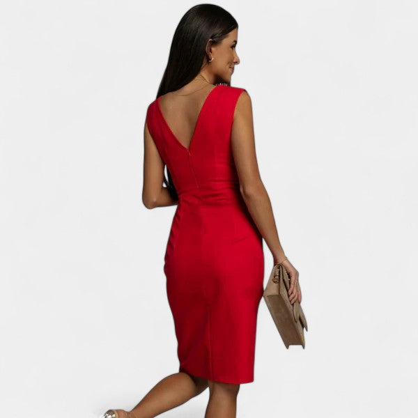 Carolina | Abito con Spacco Elegante