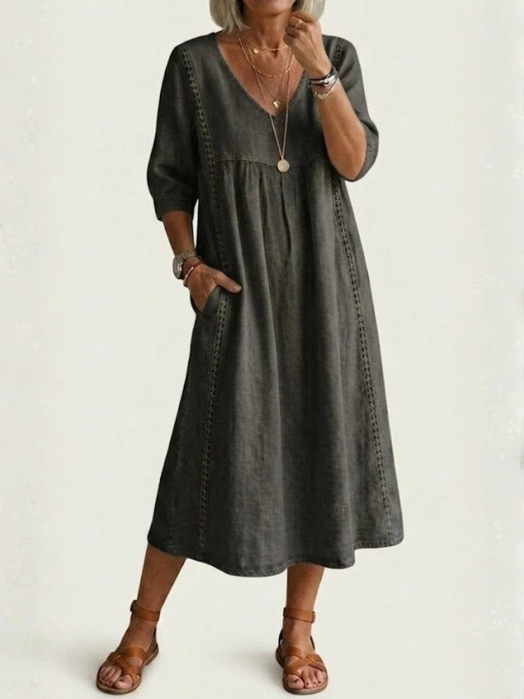 Ottavia | Abito Maxi Elegante a Linea A