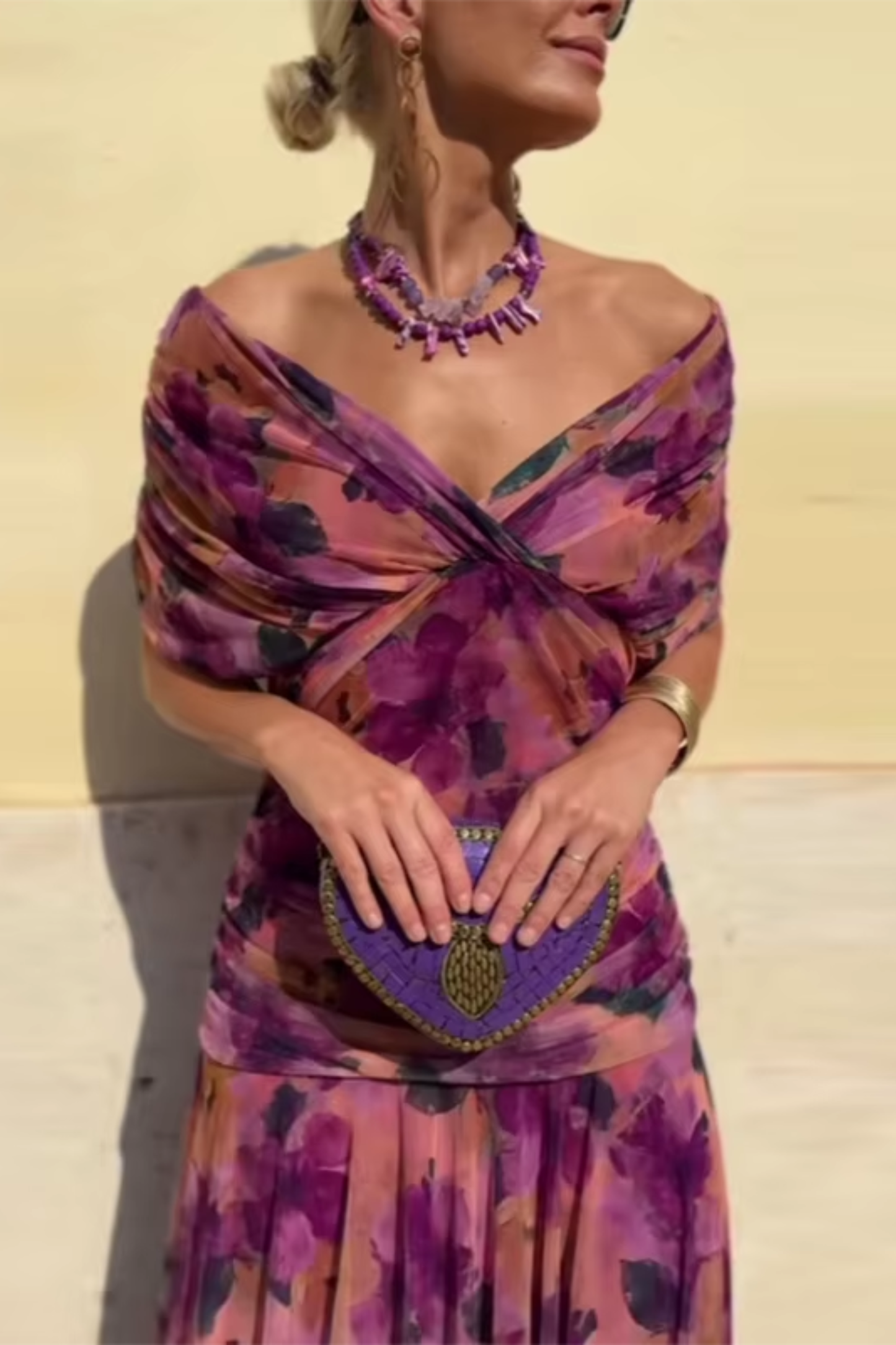 Beatrice | Abito da Sera Lungo con Scollo a V
